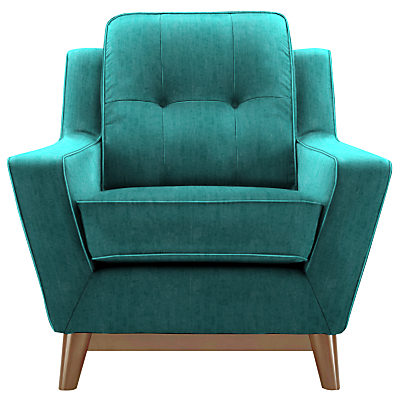 G Plan Vintage The Fifty Three Armchair Velvet Teal